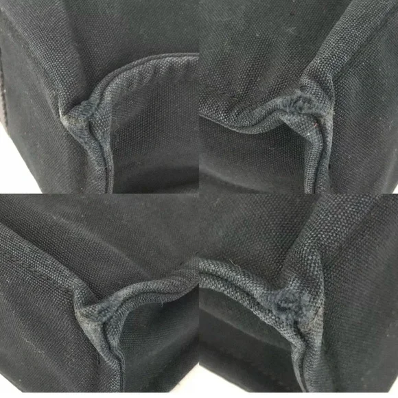 Hermes Black Canvas Tote PM Mini Size - Picture 7 of 12